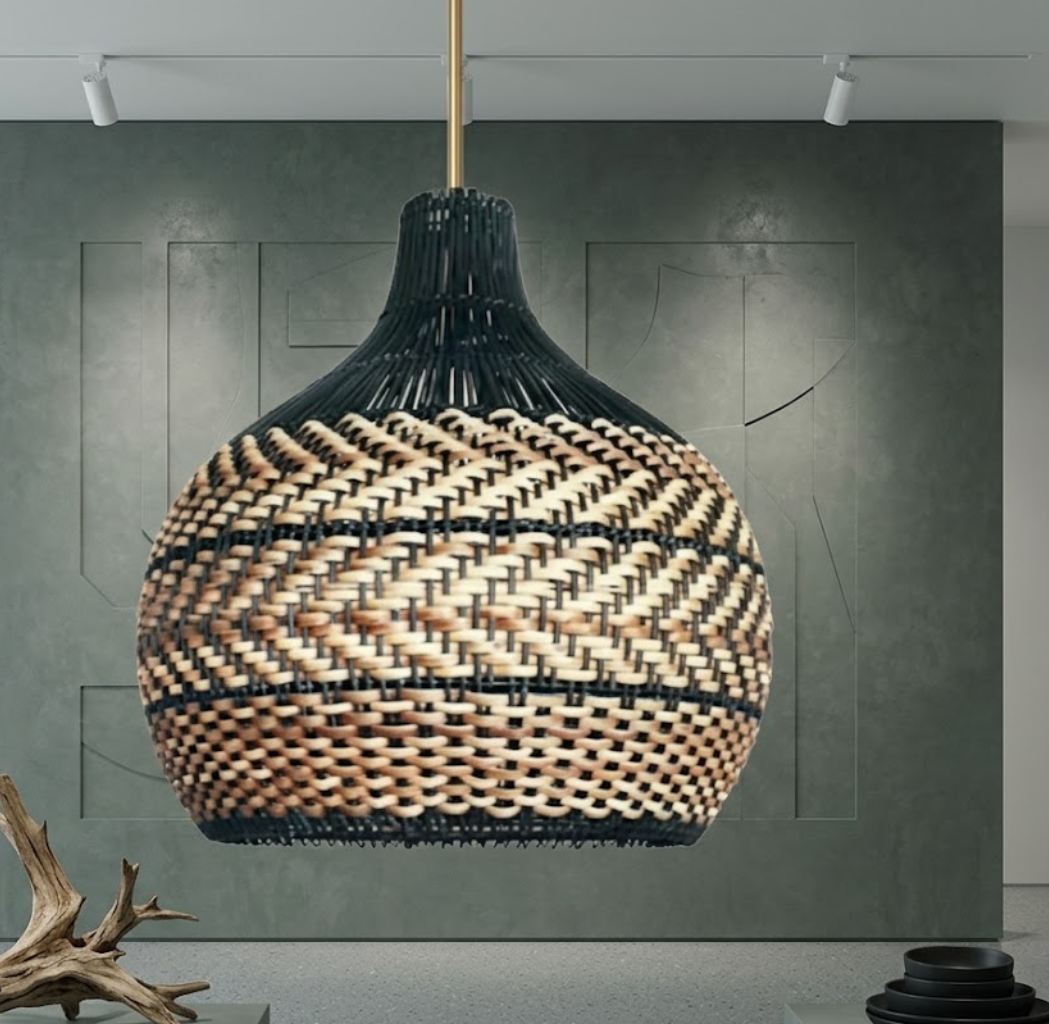 The lamps synthetic rotin